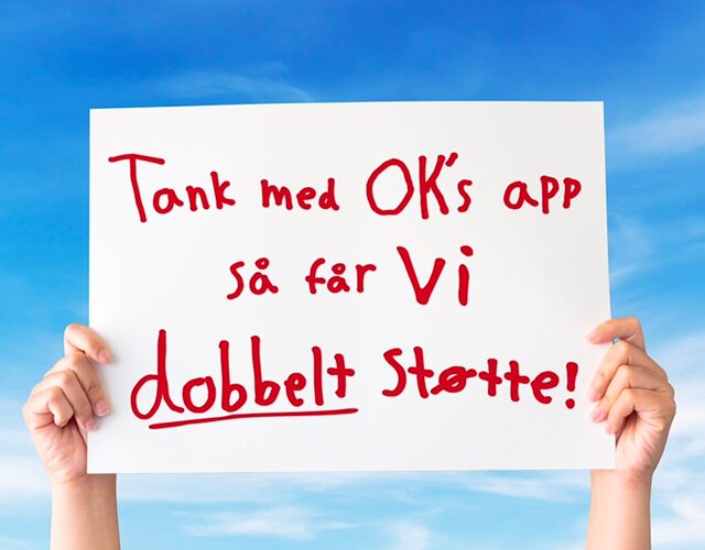 Nu fordobler OK støtten!